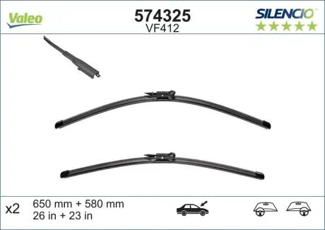 Щетка стеклоочистителя Valeo 574325