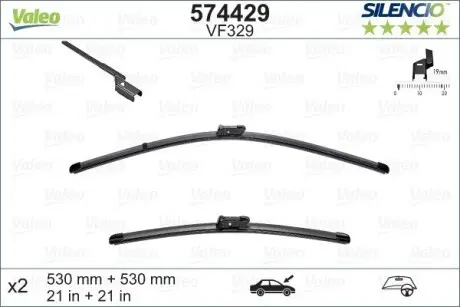 Щетка стеклоочистителя Valeo 574429