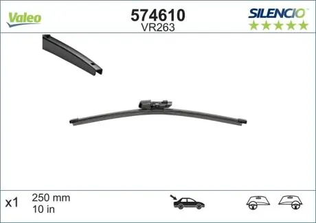 Щетки стеклоочистителя Valeo 574610