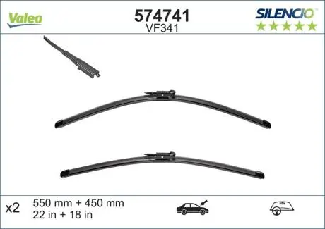 Комп. стеклоочистителей Valeo 574741