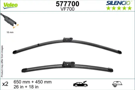 Щітка склоочисника Valeo 577700