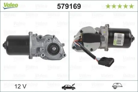 Двигатель стеклоочистителя Valeo 579169