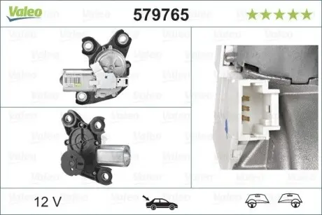 Двигатель стеклоочистителя Valeo 579765
