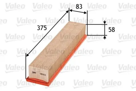 Фильтр воздушный Valeo 585003