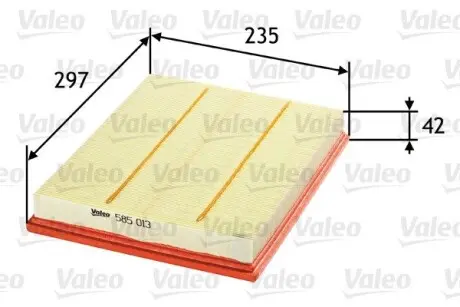 Фильтр воздушный Valeo 585013
