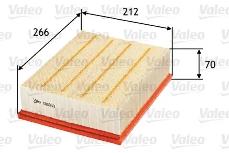 Фильтр воздушный Valeo 585043