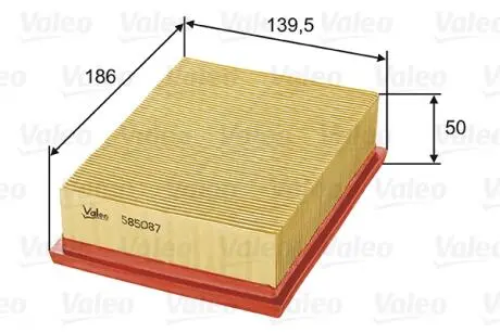 Фото фільтр повітряний Valeo 585087 Фільтр повітряний Valeo 585087