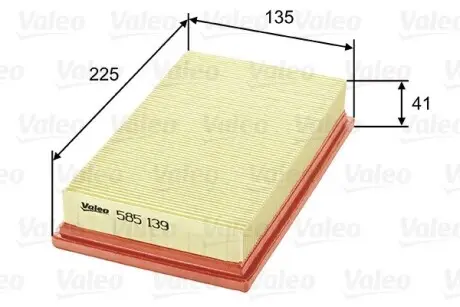 Фільтр повітряний Valeo 585139
