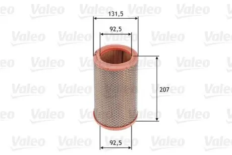 Фильтр воздушный Valeo 585629
