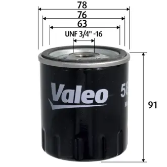 Фільтр масляний BMW 3 (E21/E30)/5 (E12/E28) -88 Valeo 586157