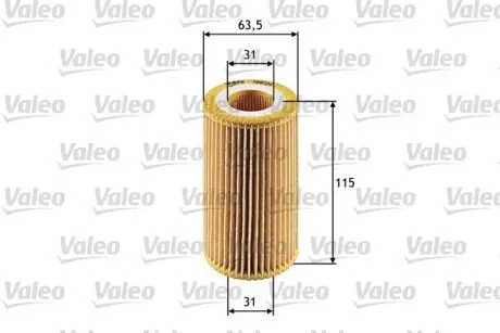 Фильтр масла Valeo 586524