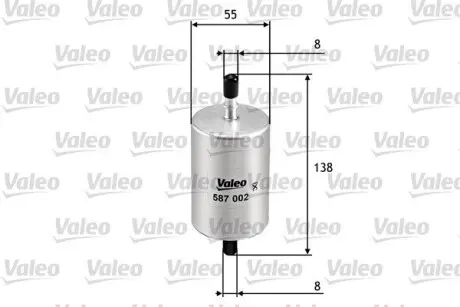 Фильтр топлива Valeo 587002