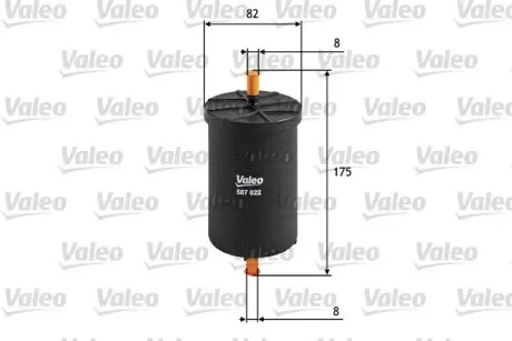 Фильтр топлива Valeo 587022