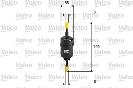 Фильтр топлива Valeo 587023