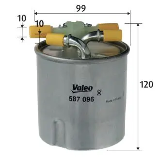 Filtr diesel przepіywowy NI/RE Valeo 587096