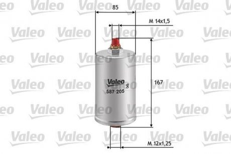 Фильтр топлива Valeo 587205 (фото 1)