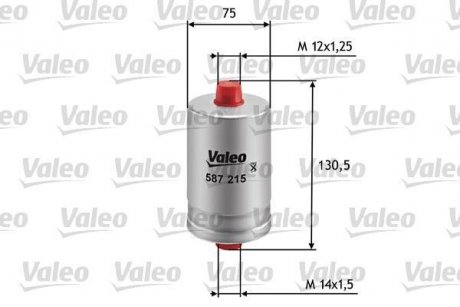Фильтр топлива Valeo 587215 (фото 1)