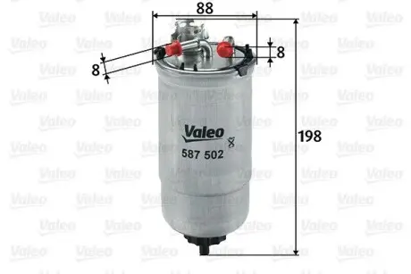 Фильтр топлива Valeo 587502