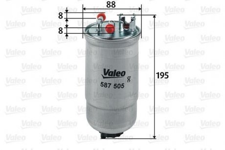 Фильтр топлива Valeo 587505 (фото 1)