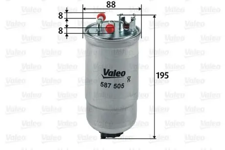 Фільтр палива Valeo 587505
