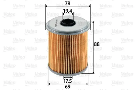Фільтр палива Valeo 587910