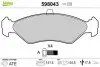 Тормозные колодки, дисковый тормоз.) Valeo 598043 (фото 1)