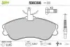 Тормозные колодки, дисковый тормоз.) Valeo 598398 (фото 1)
