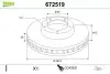 Диск тормозной MALOWANA MERCEDES C CLASS Valeo 672519 (фото 1)