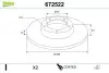 Диск тормозной MALOWANA MERCEDES A CLASS Valeo 672522 (фото 1)