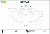 Диск тормозной MALOWANA AUDI A6 Valeo 672542 (фото 1)