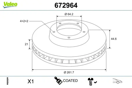 Автозапчасть Valeo 672964