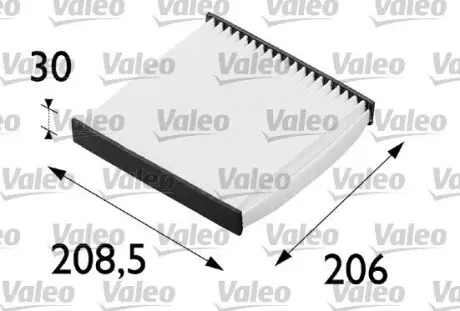 Фільтр повітря (салону) Valeo 698594