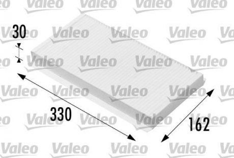 Фильтр салона Opel Combo 1.3CDTI/1.7DI/CDTI 01- Valeo 698711