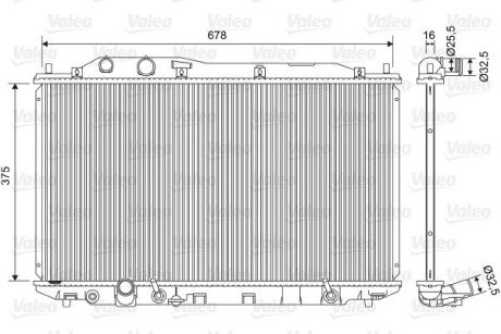 Теплообмінник Valeo 701570