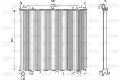 Теплообмінник Valeo 701610