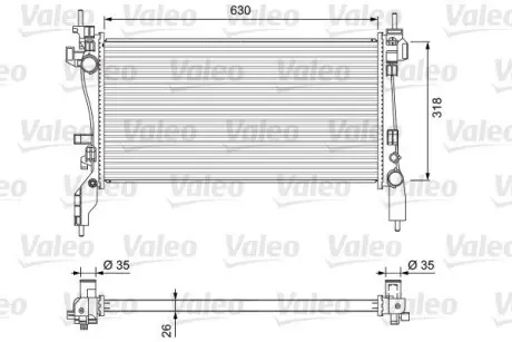 Теплообменник Valeo 701718