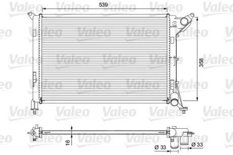 Теплообменник Valeo 701730