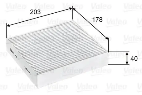 Фільтр повітря (салону) Valeo 715603