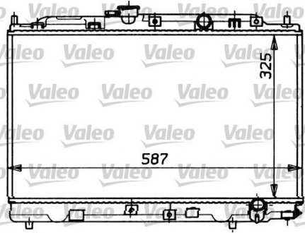 Радиатор, охлаждение двигателя Valeo 730413 (фото 1)