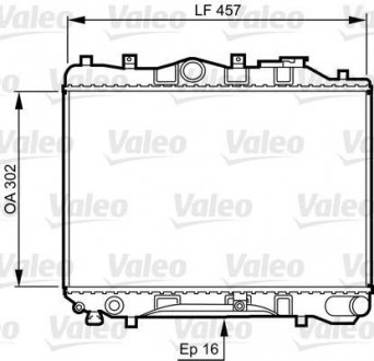 Радиатор Valeo 730436 (фото 1)