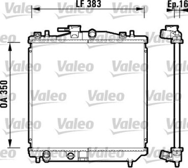 Радіатор, охолодження двигуна Valeo 734157