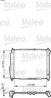 Радиатор Valeo 735157