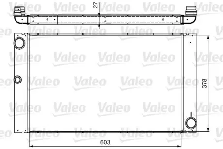 Радіатор, охолодження двигуна Valeo 735475