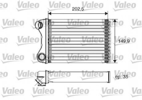 Радиатор печки Valeo 812211 (фото 1)