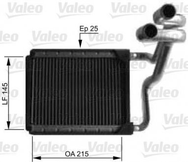 Радиатор печки Valeo 812441