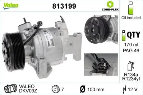 Компресор кондиціонера Valeo 813199