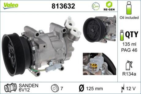 Компресор кондиціонера Valeo 813632