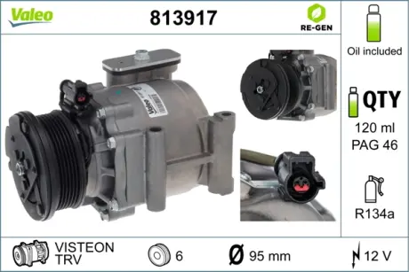 Компрессор Valeo 813917
