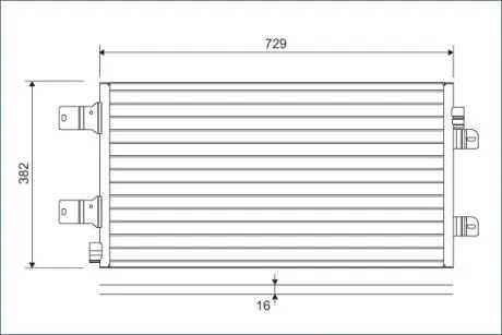 Конденсатор кондиционера Valeo 814003