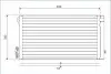 Радиатор кондиционера BMW 3 (E90/E91)/X1 (E84)/1.6-3.0D 04-16 (N47/N57/N55) Valeo 814012 (фото 1)